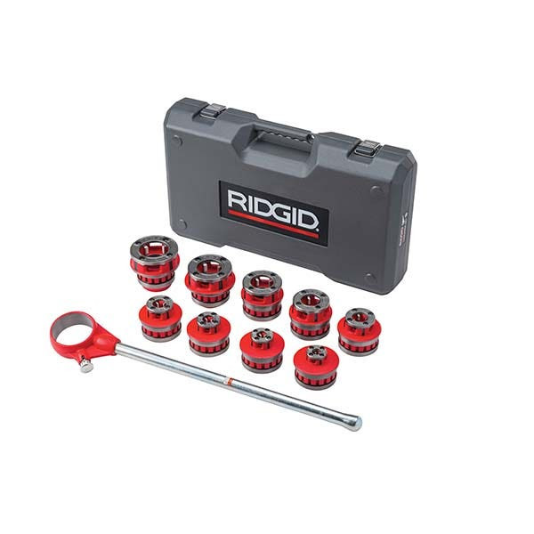 RIDGID - Exposed Ratchet Threader Set, 12R, 1/8"-2" NPT
