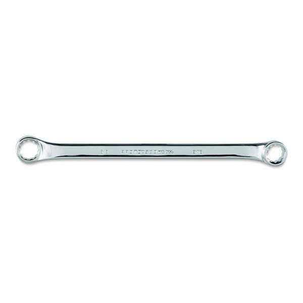 PROTO - Full Polish Offset Double Box Wrench, 9/16" x 5/8", 12 Point
