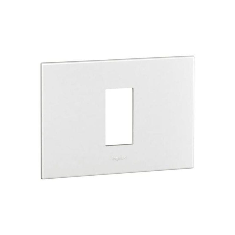 LEGRAND - Plate Arteor, Italian/US, 1 Module, Square, White