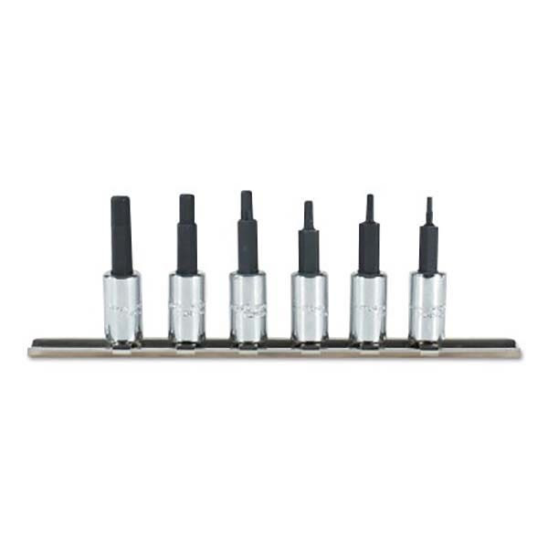 PROTO - 1/4" Drive Metric Hex Bit Set, 6 Pieces