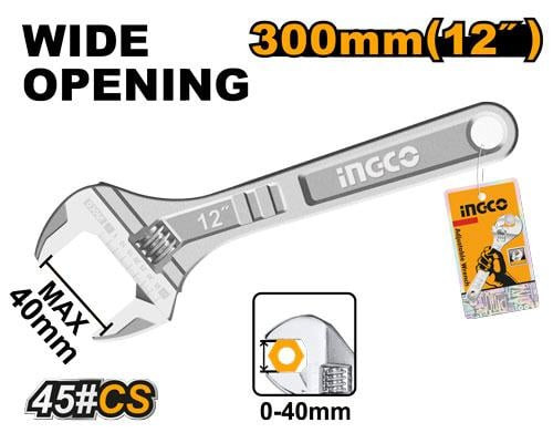 Adjustable wrench Length 12"مفتاح اسبانة فرنساوى 12 بوصة