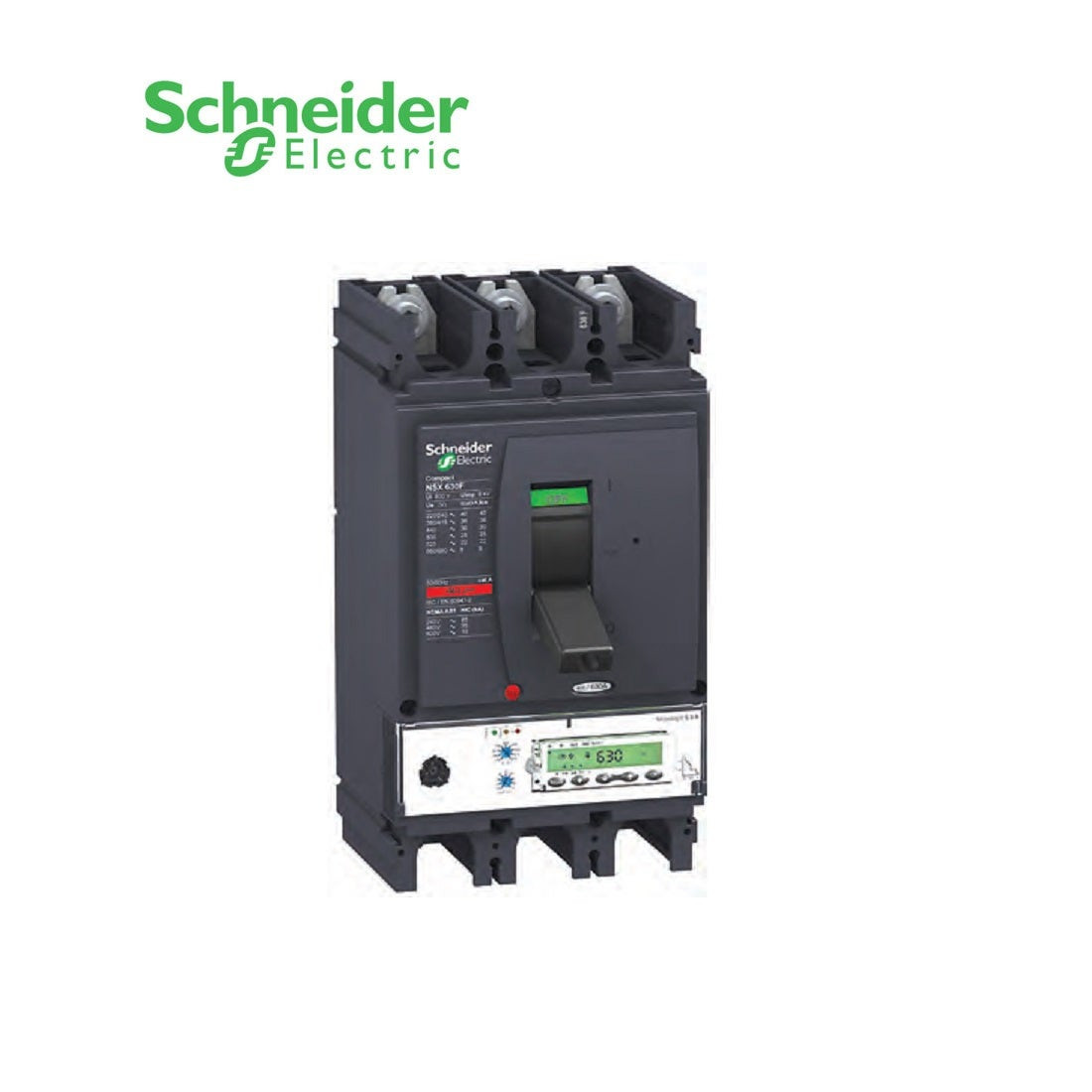شنايدر - قاطع رئيسي 400 أمبير - ComPact NSX400H, 3P 3d, 70kA at 415 VAC, MicroLogic 5.3 A Trip Unit 400A