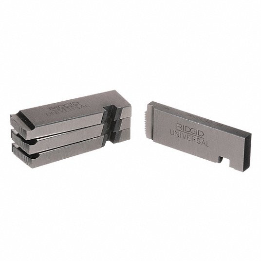 Pipe Dies Set for Threading Machine Die Heads, For Nominal Pipe Size 1/2 in to 3/4 in, 14 TPI, NPT