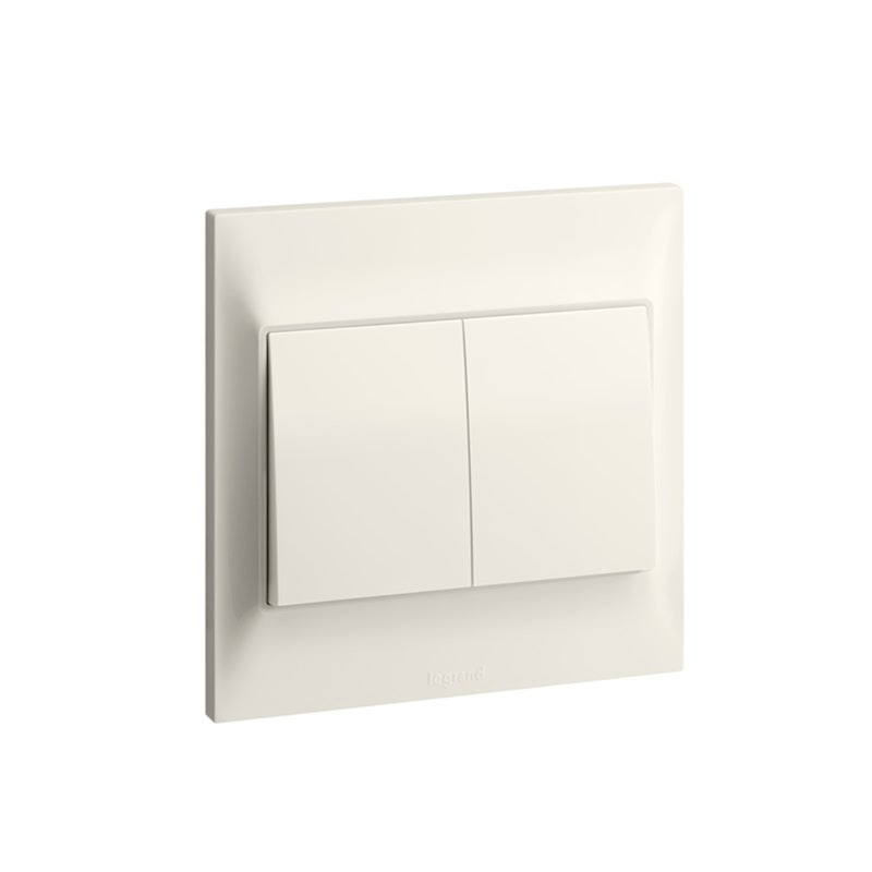 LEGRAND - Push Button Belanko S, 2 Gang, 6A, 250V, Ivory