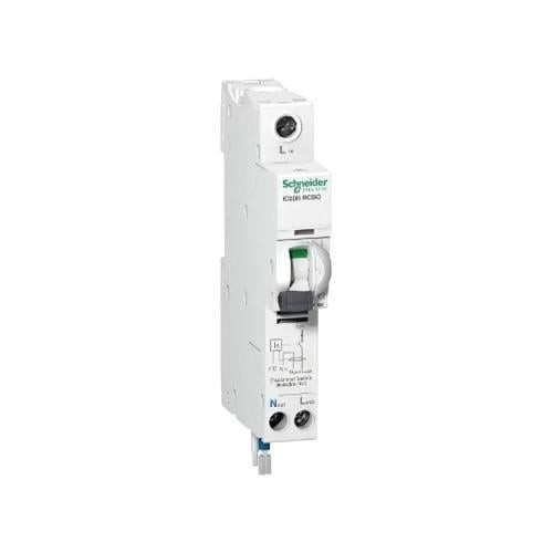 Schneider Ground Leakage Protection Circuit Breaker - 1 Line - 25 Amps - Acti9 iC60 - RCBO A9D11825,C Curve