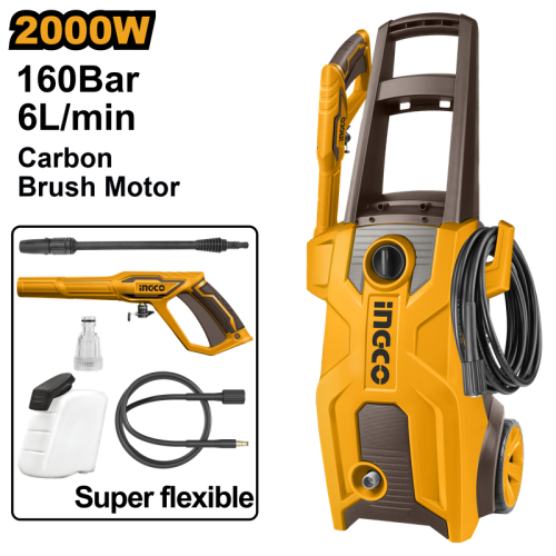 High pressure washer 2000W - 160 Bar ماكينة غسيل 2000 وات 160 بار