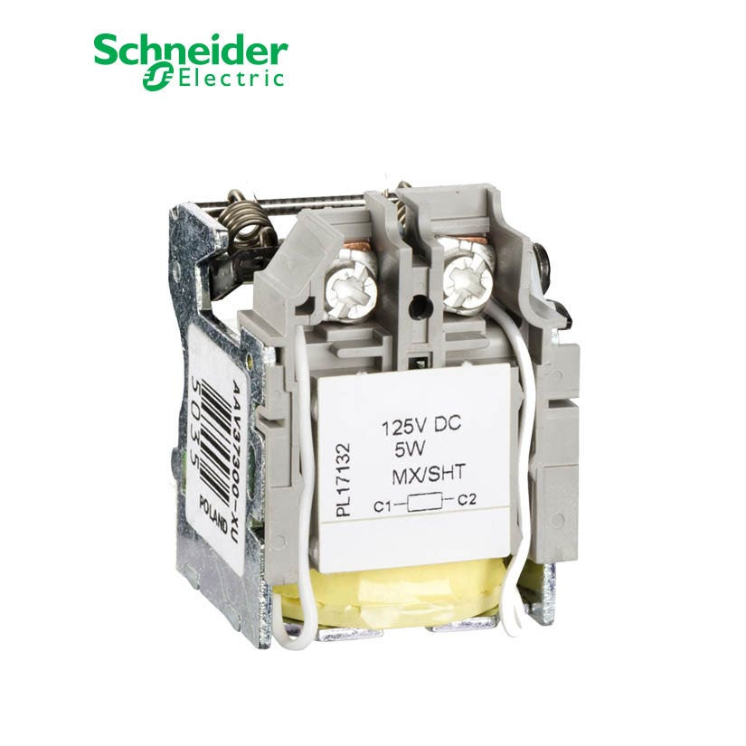 SCHNEIDER - MX Shunt Release, ComPact NSX, Rated Voltage 125 VDC, Screwless Spring Terminal Connections