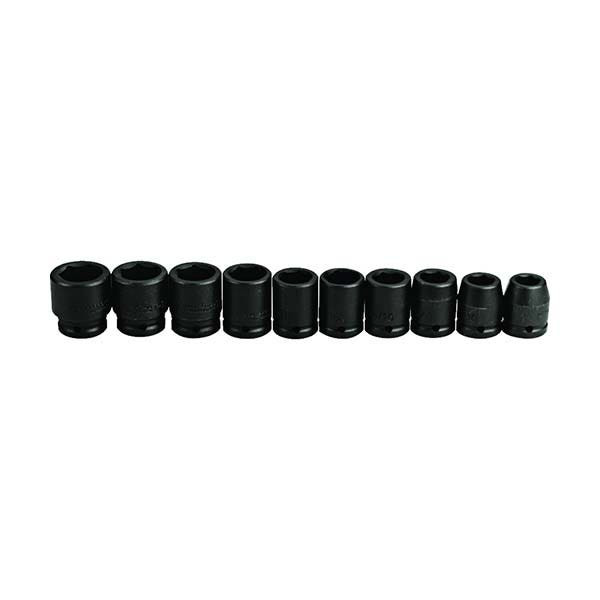 PROTO - 3/4" Drive Impact Socket Set, 6 Point, 10 Pieces