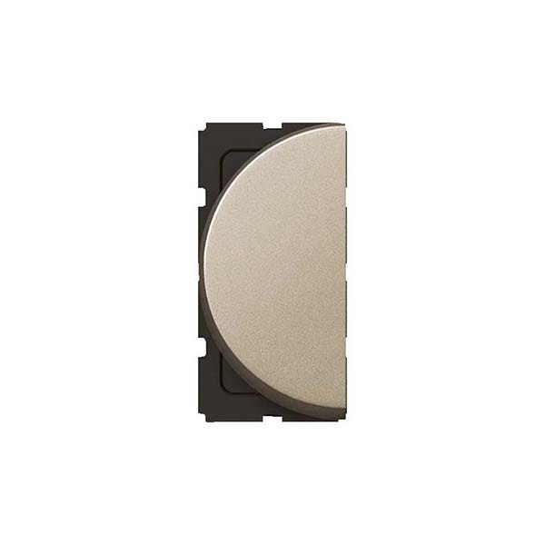LEGRAND - 1-Way Switch Arteor, 10A, Round, 1 Left Module, Champagne