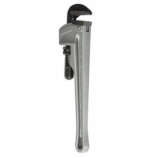 Pipe Wrench, 2 inch Jaw Capacity, Serrated, 12 inch Overall Length, I-Beam, Tether Capable Tether