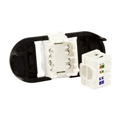 مقبس كابل UTP CAT6 من ثرى ام - RJ45 - أبيض - XF500006440
