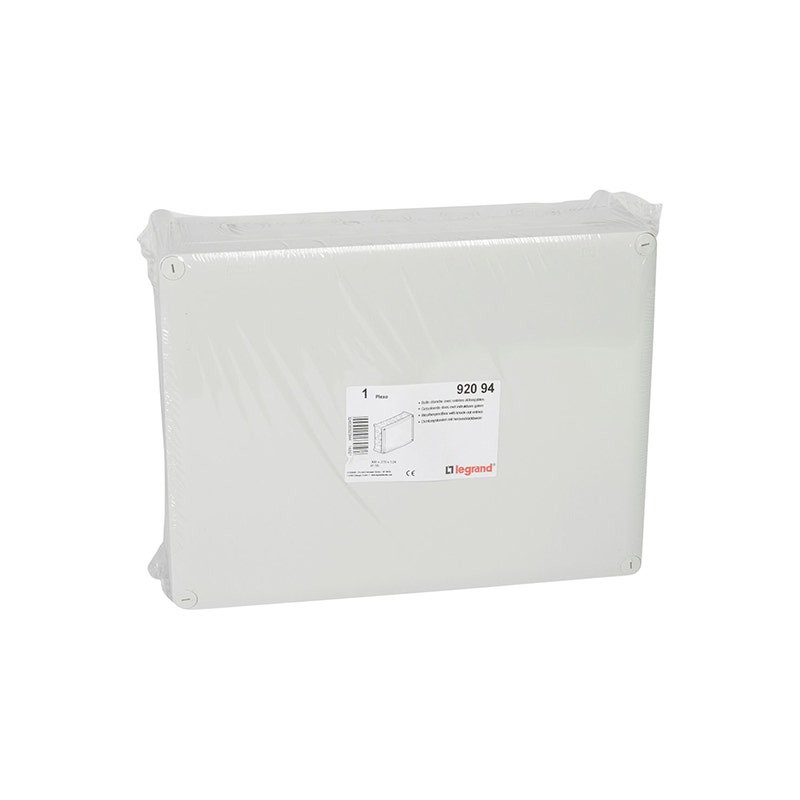 LEGRAND - Box Plexo, IP55, IK07, 360x270x124, Knock-Out ISO Cable Entries, Grey