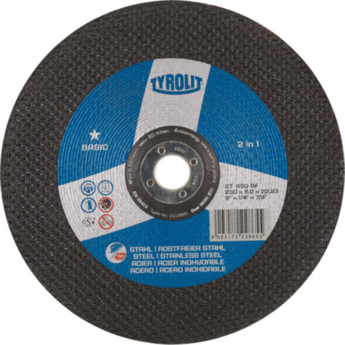 BASIC Steel Grinding 9 ", 230×6×22.23 (mm)