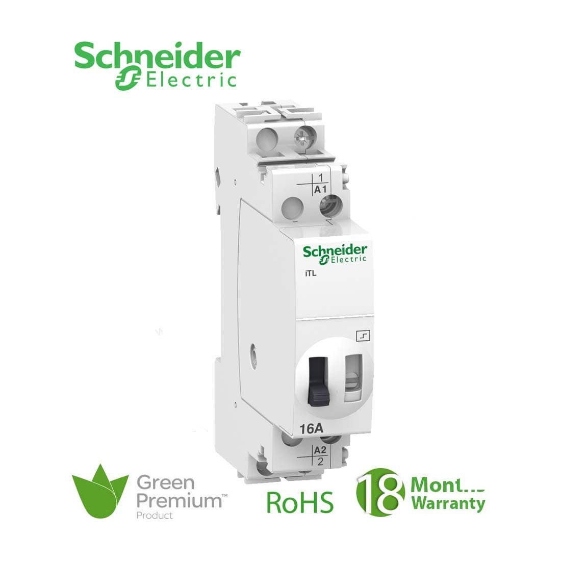 SCHNEIDER - Impulse Relay 16A 1No 30V AC 50-60Hz 48V DC ITL