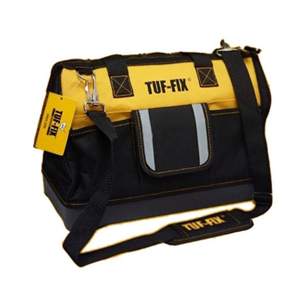 TUF-FIX - Open Mouth Tool Bag, 16", with Adjustable Shoulder Strap