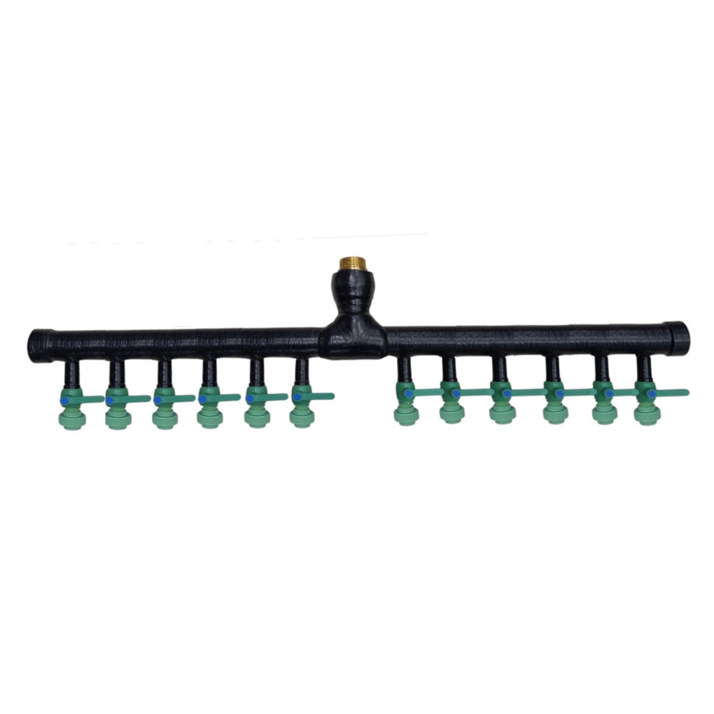 PPR Thermal Manifold Size 90×40 mm Insulated 12 Line