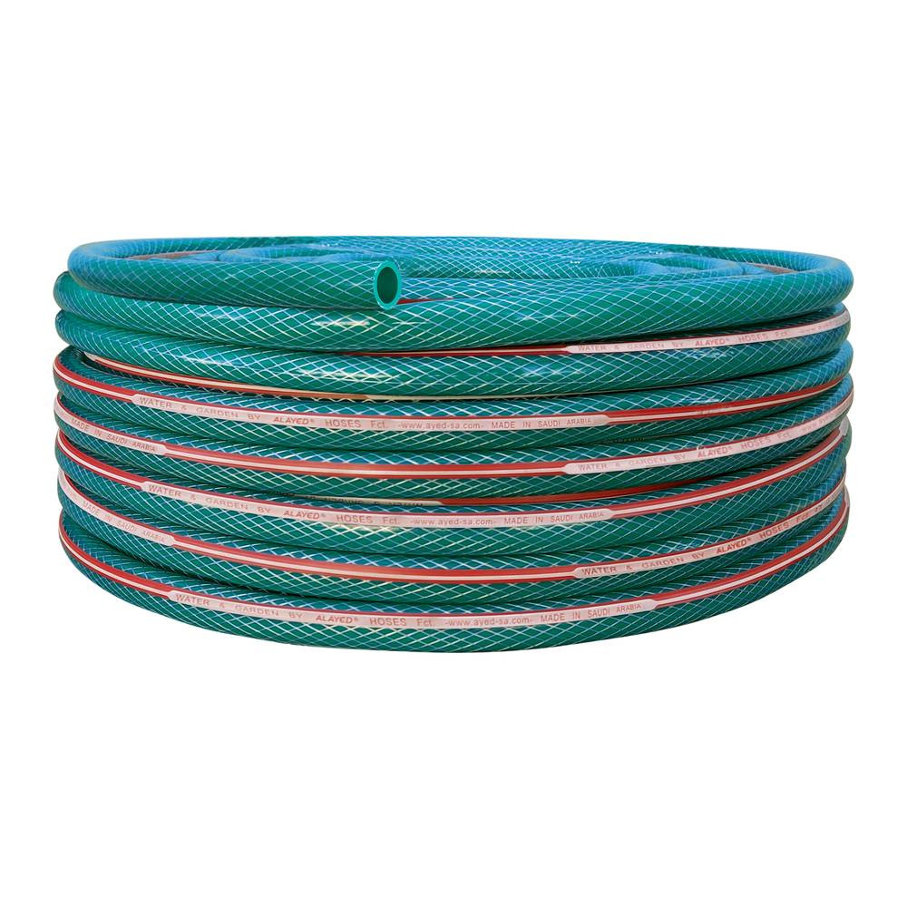 Garden and water hose  - Green / Red - 50meter - 1inch