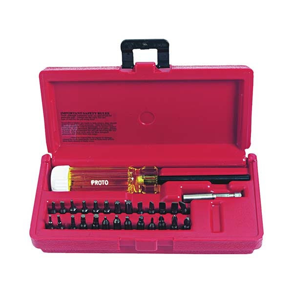 PROTO - Magnetic Screwdriver Bit Set, 28 Pieces
