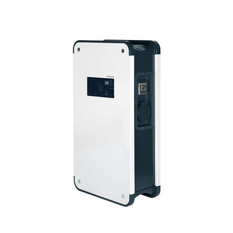 LEGRAND - Premium Metal Single-Phase Green'Up Charging Station, IP55, IK10, Mode 2 and 3, 7.4kW, 32A, for 1 Electric Car