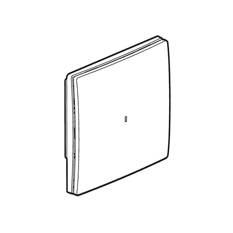 LEGRAND - Wired Dimmer Mallia Senses, 200W, 1 Gang without Neutral, Dark Silver