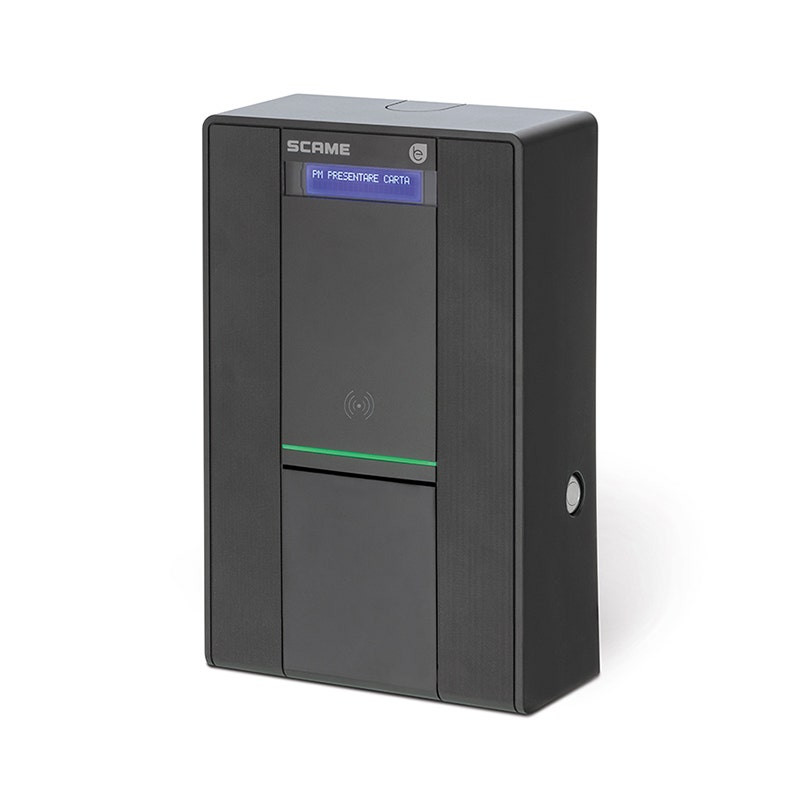 SCAME - Wall Box 1 Type 2 Socket, 1P+N+E, 32A 230V, 7.4kW, IP55, IK10, OCPP 1.6 JSON