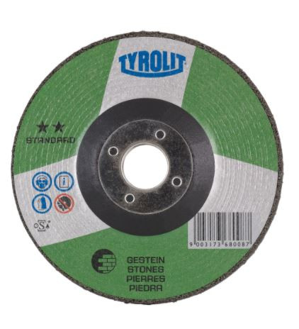 GRINDING DISC STONE, 115 X 6 X 22,23mm, C 30 S- BF, BASIC