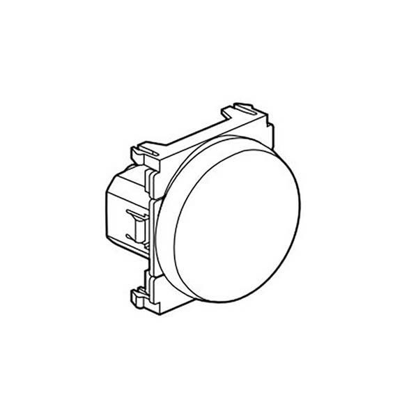 LEGRAND - 2-Way Switch Arteor, 16A, Round, 2 Modules, White
