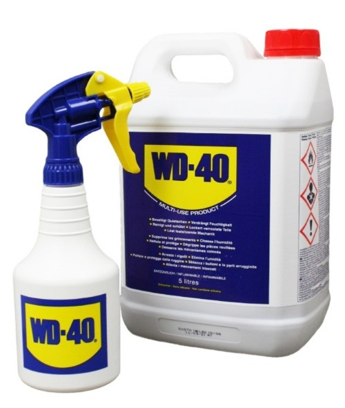 WD-40, 5 Liter With 600 Ml  Empty Spray Applicator Bottle