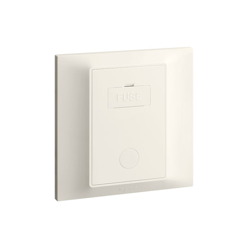 LEGRAND - Fused Connection Unit Belanko S, 13A, 250V, Unswitched + Cord Outlet, Ivory