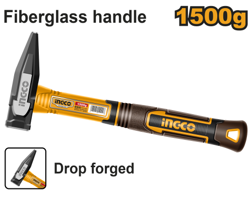Innovated drop-forged hammer head 1500gمطرقة يد فايبر 1500 جرام
