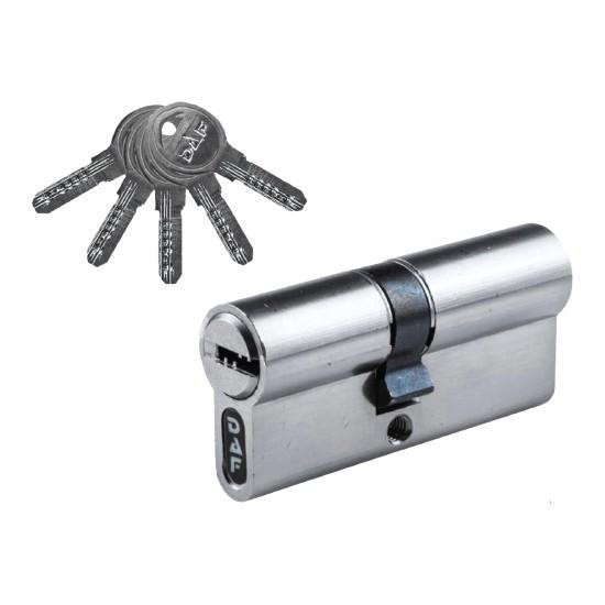 DAF® KILIT, Computer Keys Cylinder Lock (Satin Plated)
