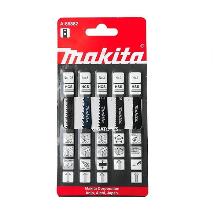 Jig Saw Blade Set, 5PCS, No. (1,2,3,8,10S)