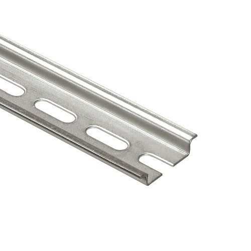 LEGRAND - Rail To Be Cut - Symmetrical - Depth 7.5 mm - With Oblongs - L. 2 m