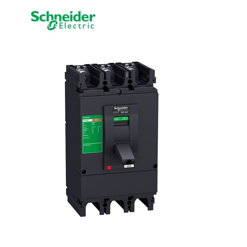 SCHNEIDER - MCCB Breaker, EasyPact EZC630N, 3P, 500A, 36kA 400/415V, TMD Trip Unit