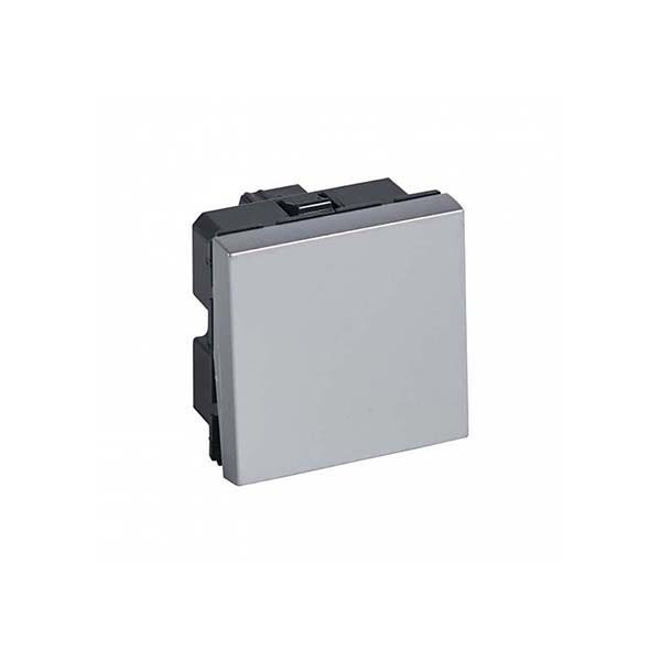 LEGRAND - 2-Way Switch Arteor, 10A, Square, 2 Modules, Aluminium