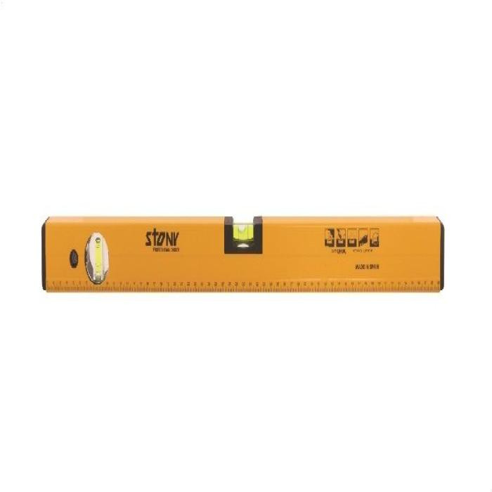 Premium Aluminum Spirit Level Non Magnetic, With Two Vials, 60 cm, 24 Inch, Made in Spain