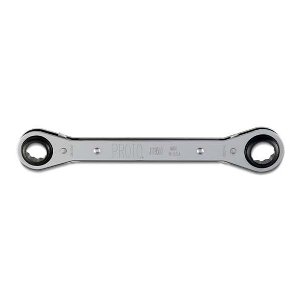PROTO - Double Box Reversible Ratcheting Wrench, 3/4" x 7/8", 12 Point