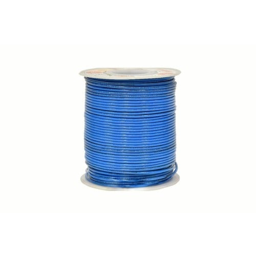 Mesc Flexible Copper Wire - 450/750 V - Coil Length 500 Feet - AWG/THNN AWG10/PVC - Blue