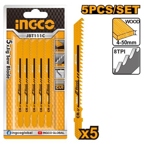 Jig saw wood 5 pcs 74mm شفرة منشار خشب 5 قطع