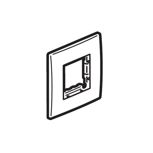 LEGRAND - Arteor Adaptor Mallia, 1 Gang, 2 Modules, Matt Black