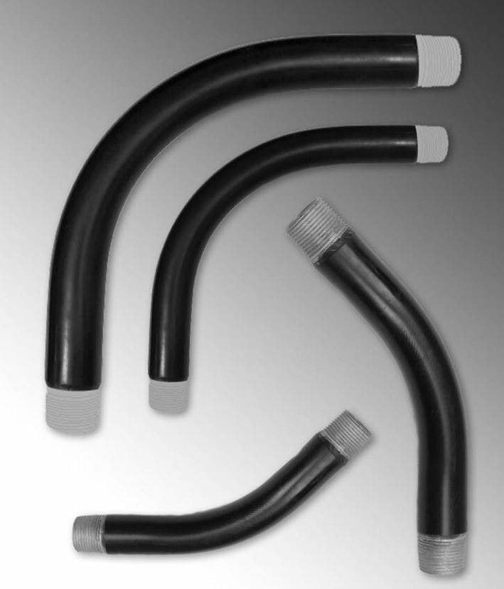 ITCC - PVC Coated Bend, Rigid, Steel, 45 Degrees, 1 1/2"