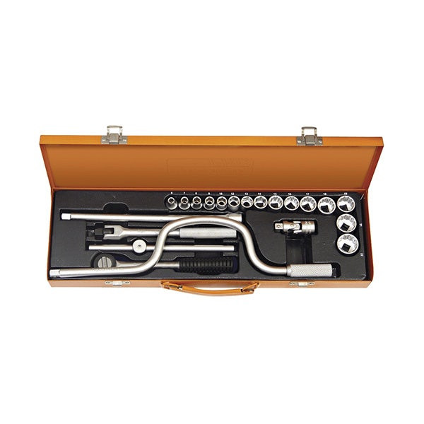TRAMONTINA - Tramontina Pro Millimeters Socket Set, 3/8", 21 Pieces