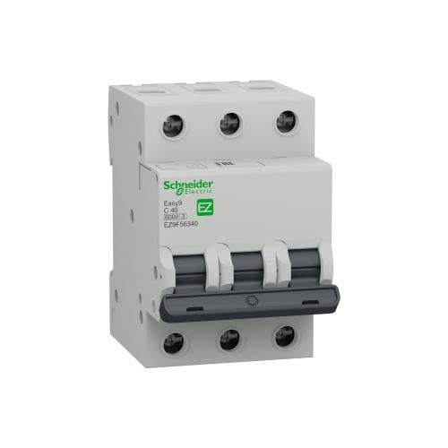 Schneider- Miniature Circuit Breaker- Easy9- 3P- 40A- C6000A-400V-EZ9F56340