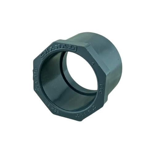 نقاص PVC حار من شانل - مقاس 2x1.1/2 بوصة - ضغط 80 - رمادى