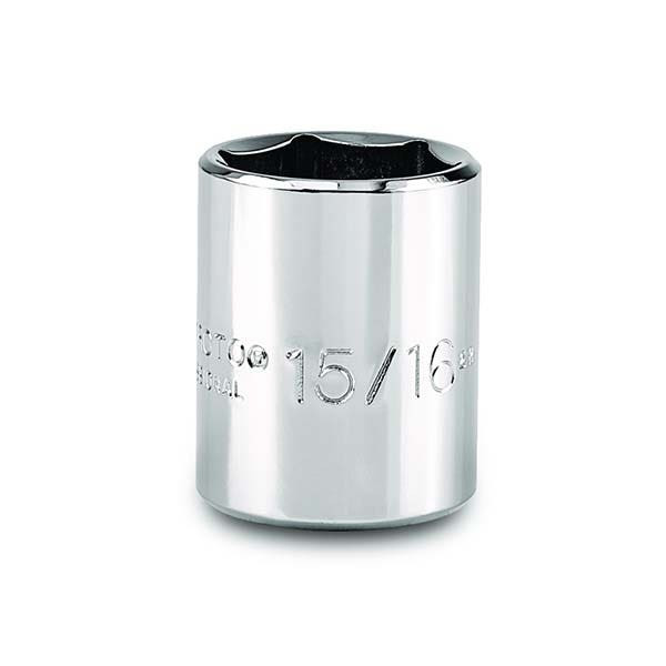 PROTO - 1/2" Drive Socket, 15/16", 6 Point