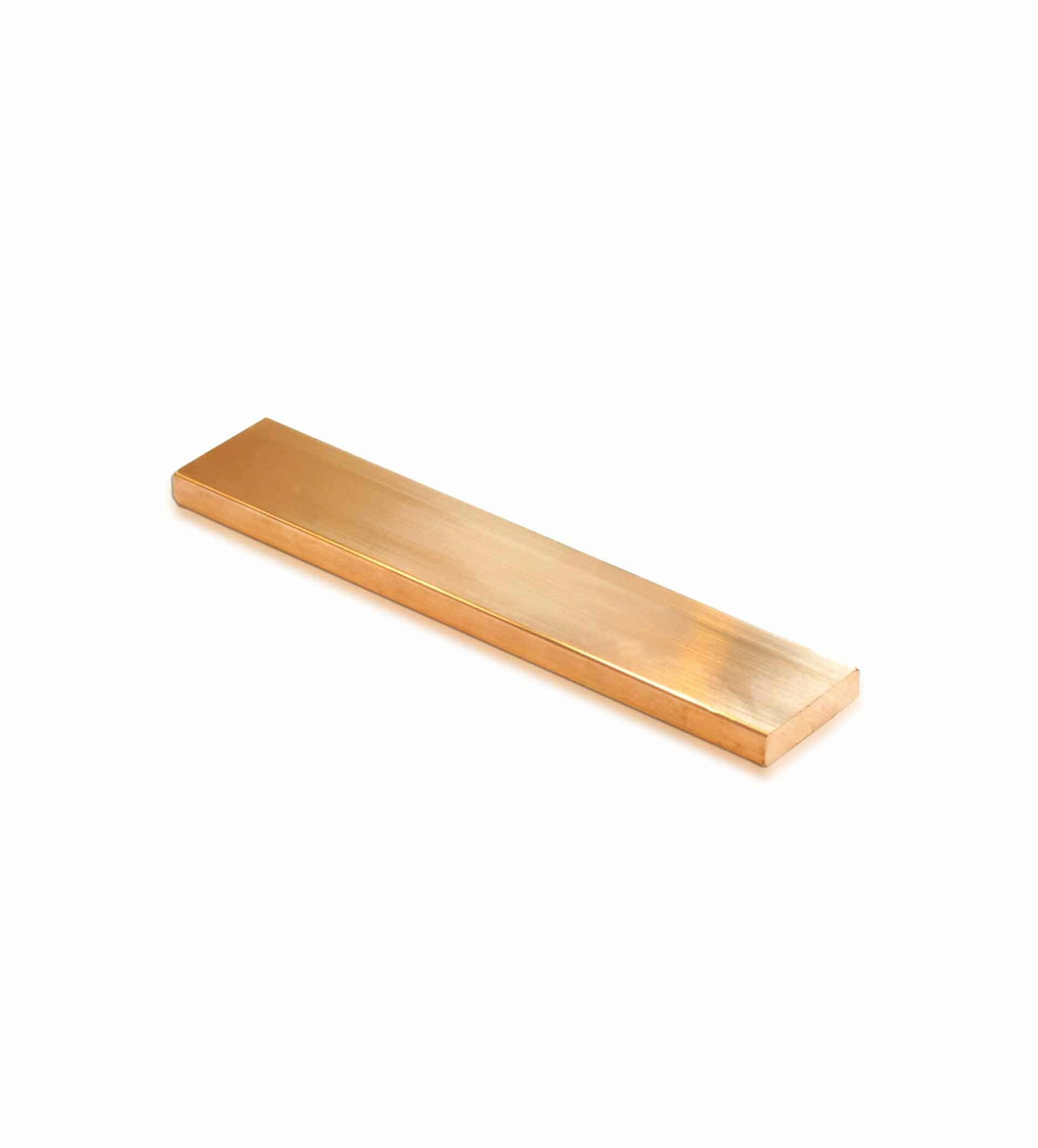 BAHRA BUSBAR - Copper Bar, 15x5mm, 5.5 Meters Length, Rounded Corners