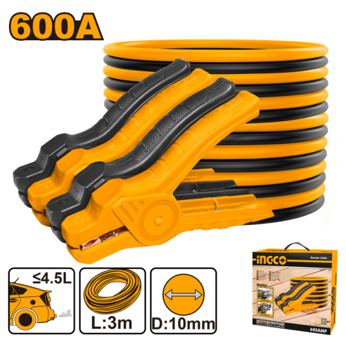Booster Cable 600AMP/10mm/3M كيبل شحن بطارية