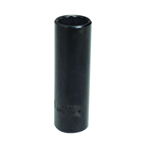 PROTO - 3/8" Drive Deep Black Oxide Socket, 1/2", 12 Point
