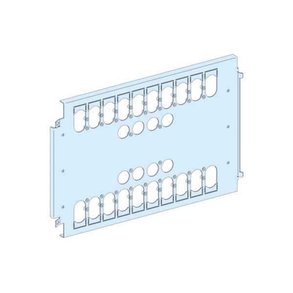 SCHNEIDER - Mounting Plate, NSX/NSX Vigi250/NS250, 3P/4P, Vertical Fixed, Rot/Mot