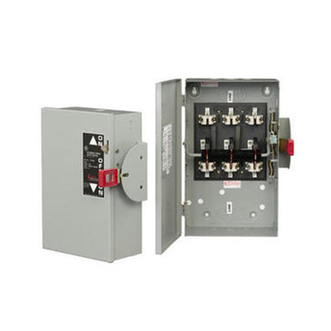 GENERAL ELECTRIC - Safety Switch, 100A 3P 3W 600V Dbl Thr Non-Fusible Nema1